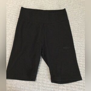 Snipes Women’s Rib-Knit Biker Shorts Black Size M